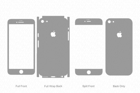iPhone 6 (2014) Skin Template Vector