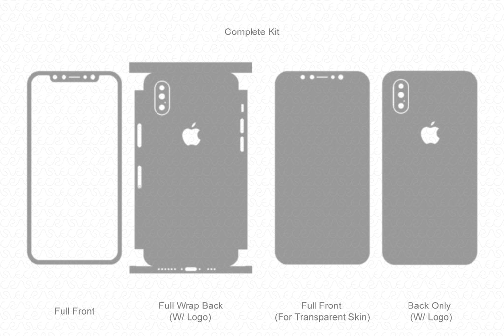 Download Iphone Xs Max 2018 Skin Template Vector Vecras