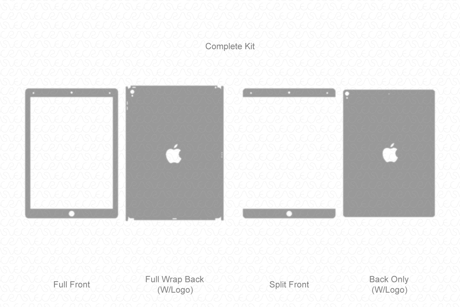 Download iPad Pro 12.9" (2017) Vector Cutline Template - VecRas