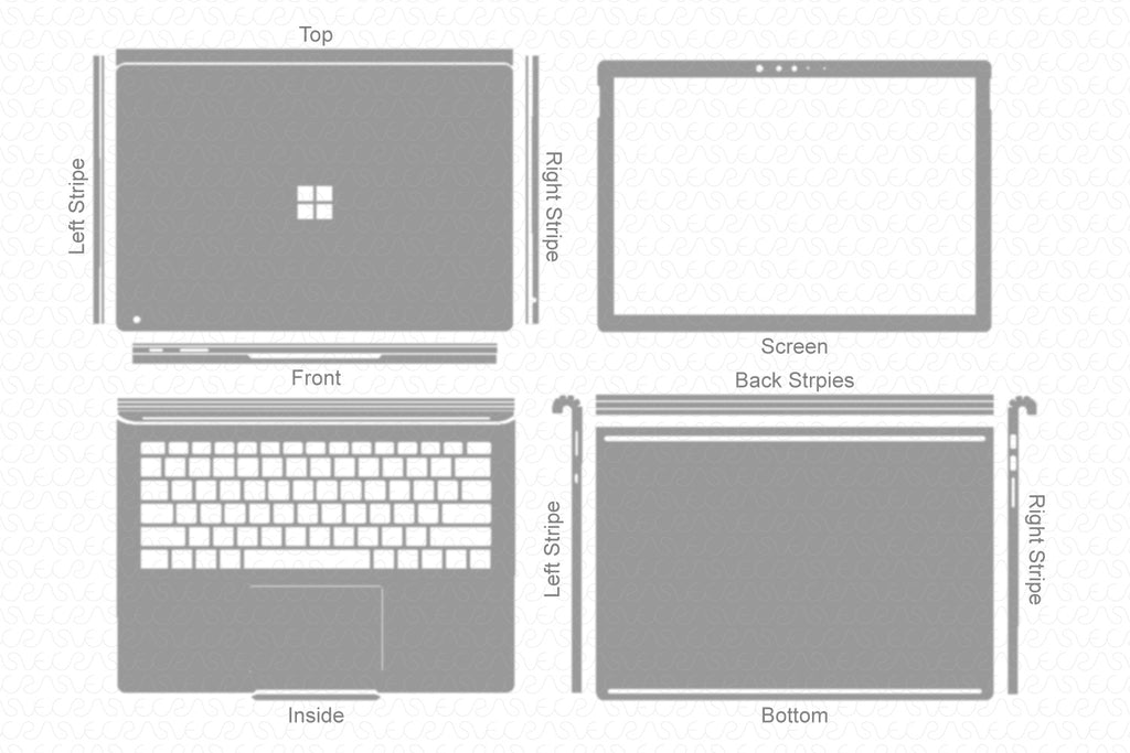 Download Skin Template Cut Files For Macbooks Laptops Vecras