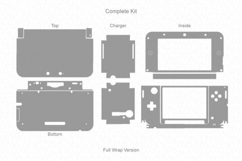 Download Nintendo 3ds Xl 2011 Vector Cut File Template Vecras