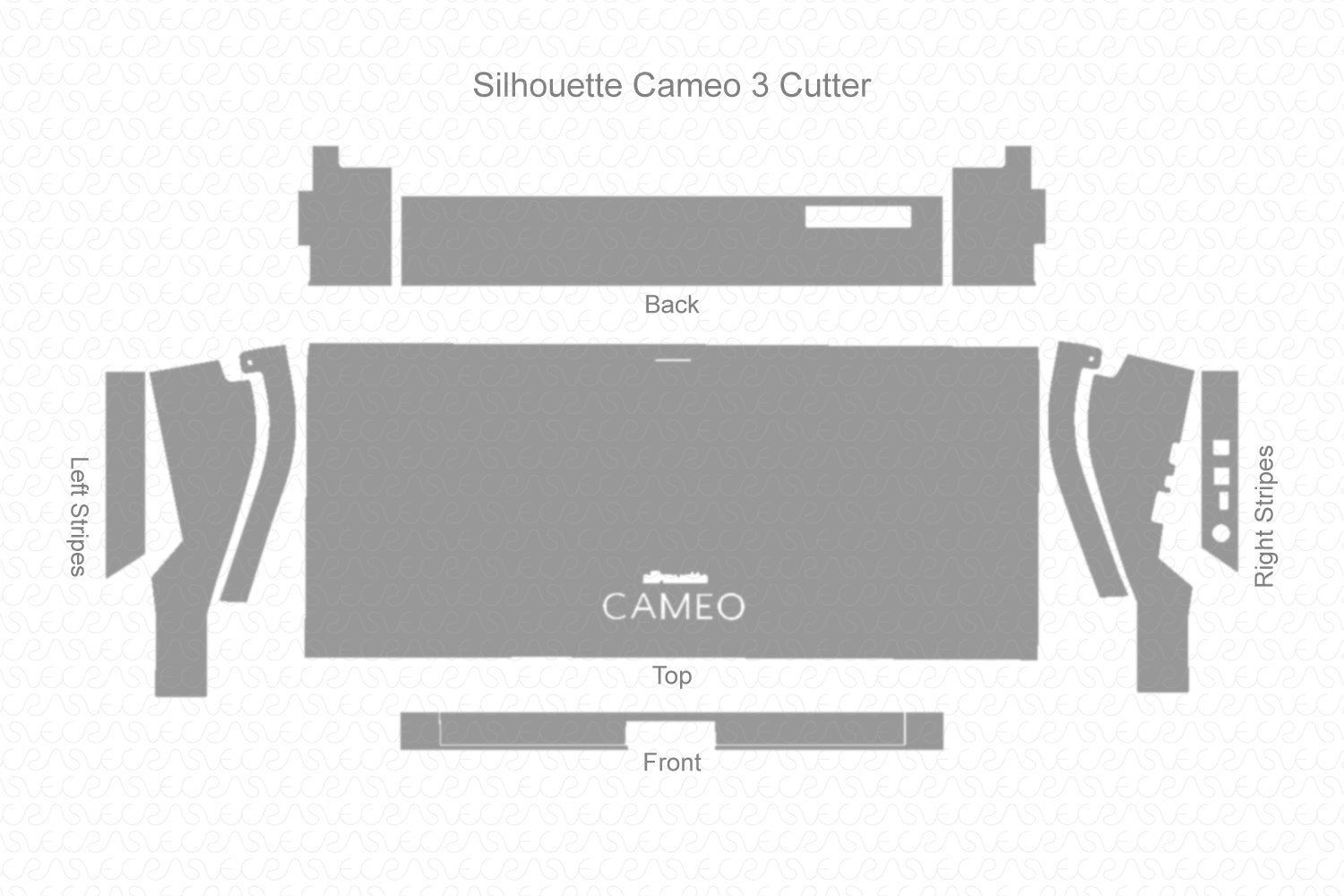 Download Silhouette Cameo 3 Cutter 2016 Wrap Template Cut File Vecras