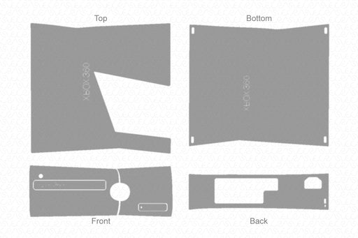 Xbox 360 Original (Arcade) Skin CutFile Vector Template Full Wrap SVG —  VecRas