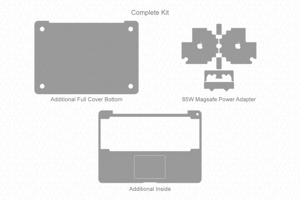 Download MacBook Pro 15" (2008) Skin Template Cut File - VecRas