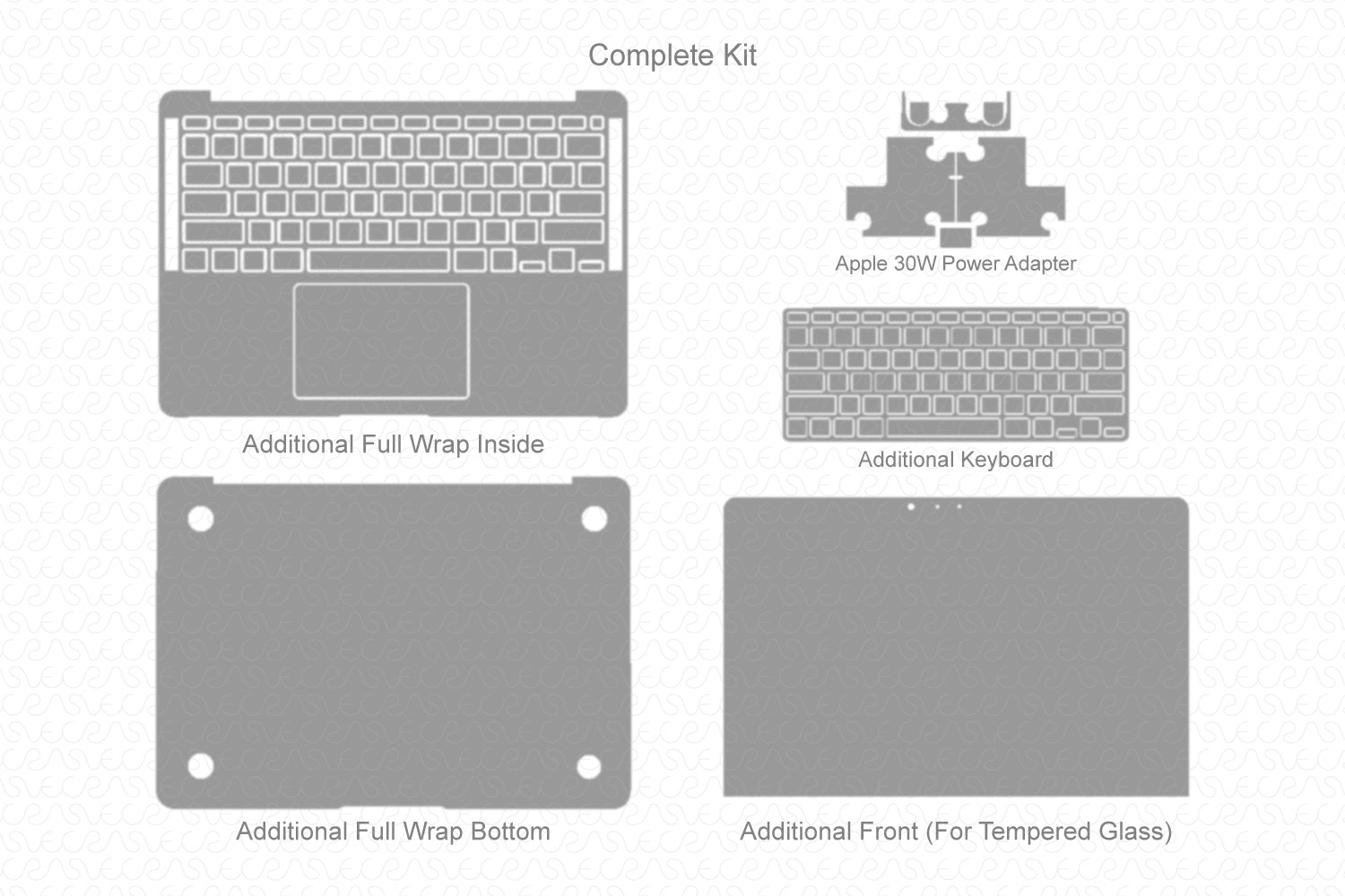 Download MacBook Air 13-inch 2020 Skin Template Cut File - VecRas