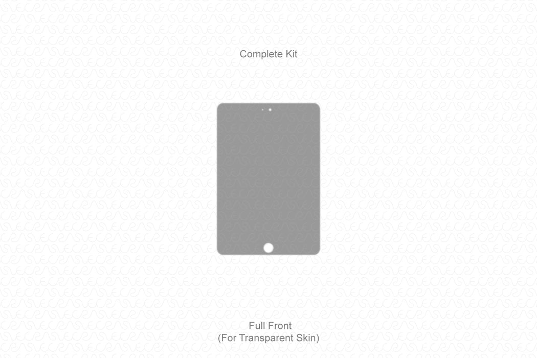 iPad Mini 1 (2012) Vector Cutline Template