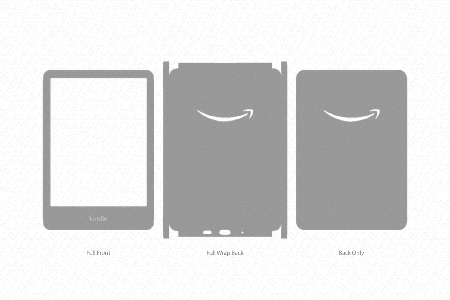 Vinyl Ready Vector Cut File Templates for Amazon Kindle Skins in Ai