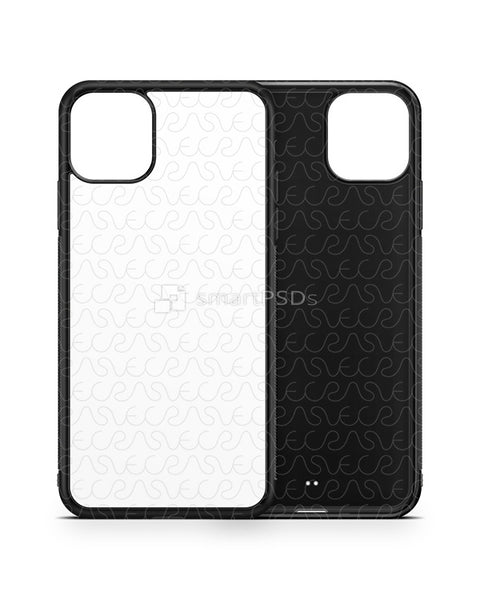 Download iPhone 11 Pro Max (2019) 2d Rubber Flex Case Design Mockup ...