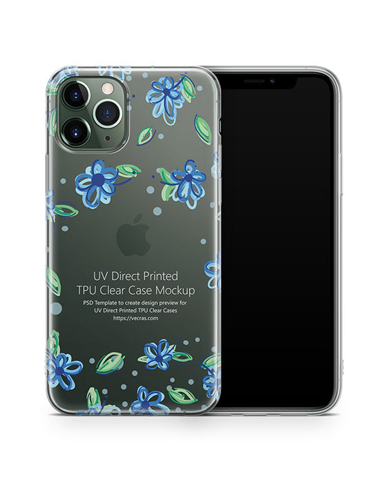 Iphone 11 Pro 19 Tpu Clear Case Mockup Vecras