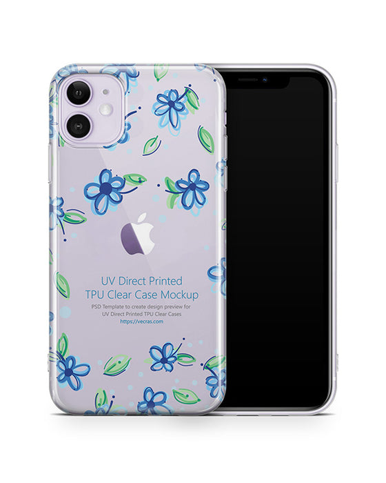 Iphone 11 19 Tpu Clear Case Mockup Vecras
