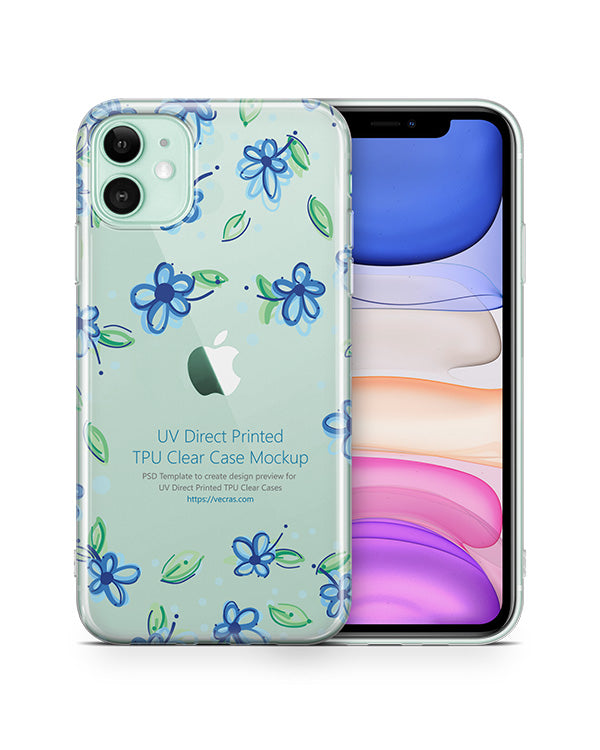 Download iPhone 11 (2019) TPU Clear Case Mockup - VecRas