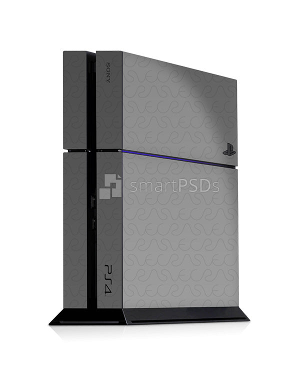 Download Sony PS4 Console Skin Design Template Combo 3 Views - VecRas