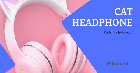 Cat Ear Headphones Noise Canceling Microphone LED Lights Gaming Headset