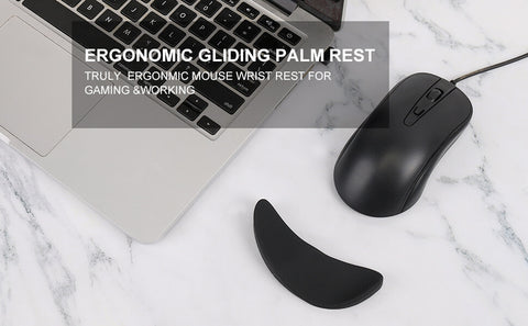 Ergonomic Mouse Wrist Rest Carpal Tunnel Support Pain Relief Anti-Fatigue Easy Glide Computer Laptop Gaming