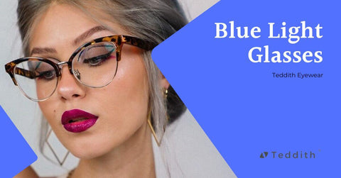 Blue Light Blocking Glasses for Computer Gaming Anti Glare Cat Eye Frame for Women