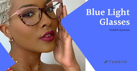 Blue Light Glasses for Computer Anti Glare Cat Eye Frame for Women - Sally