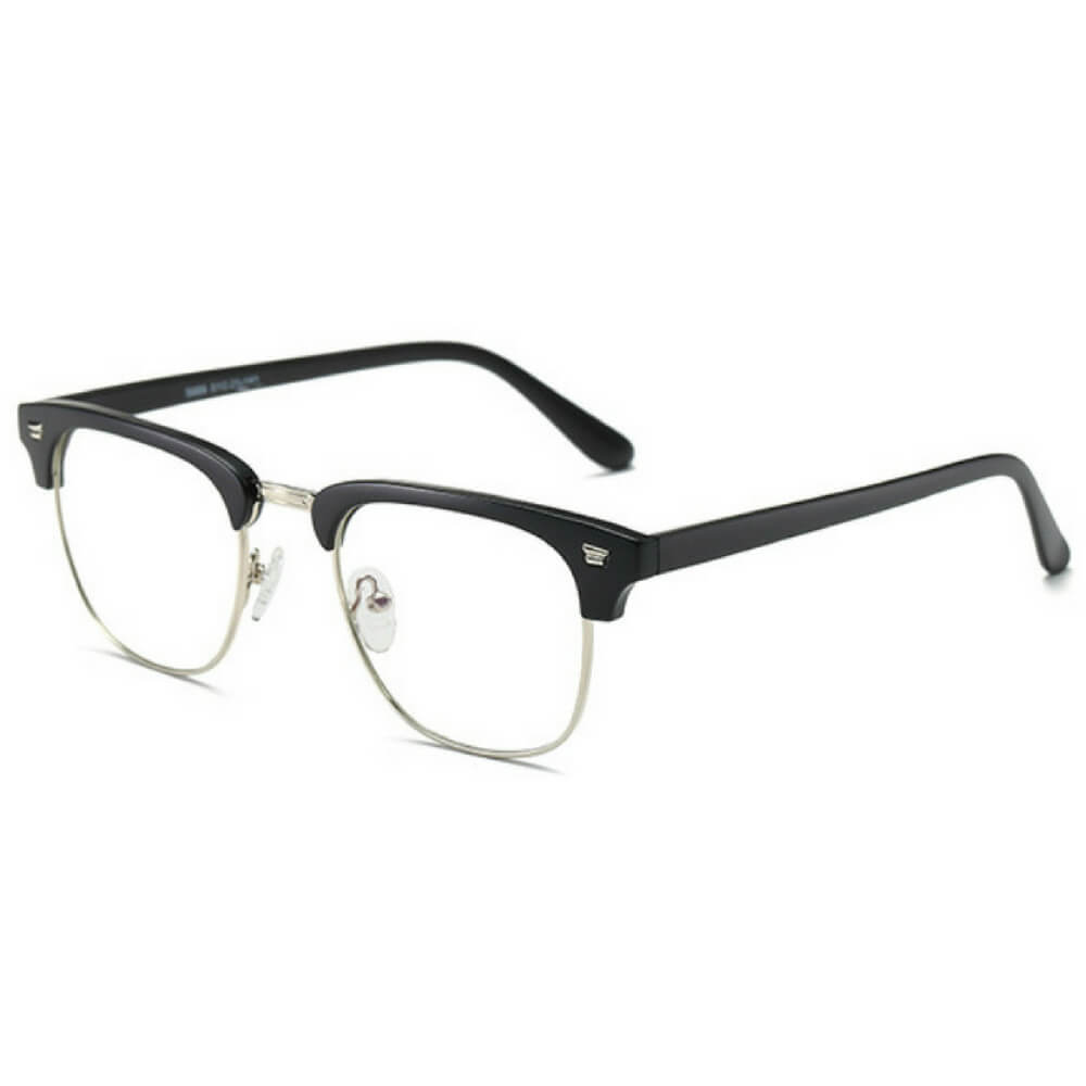 clear frame clubmaster glasses