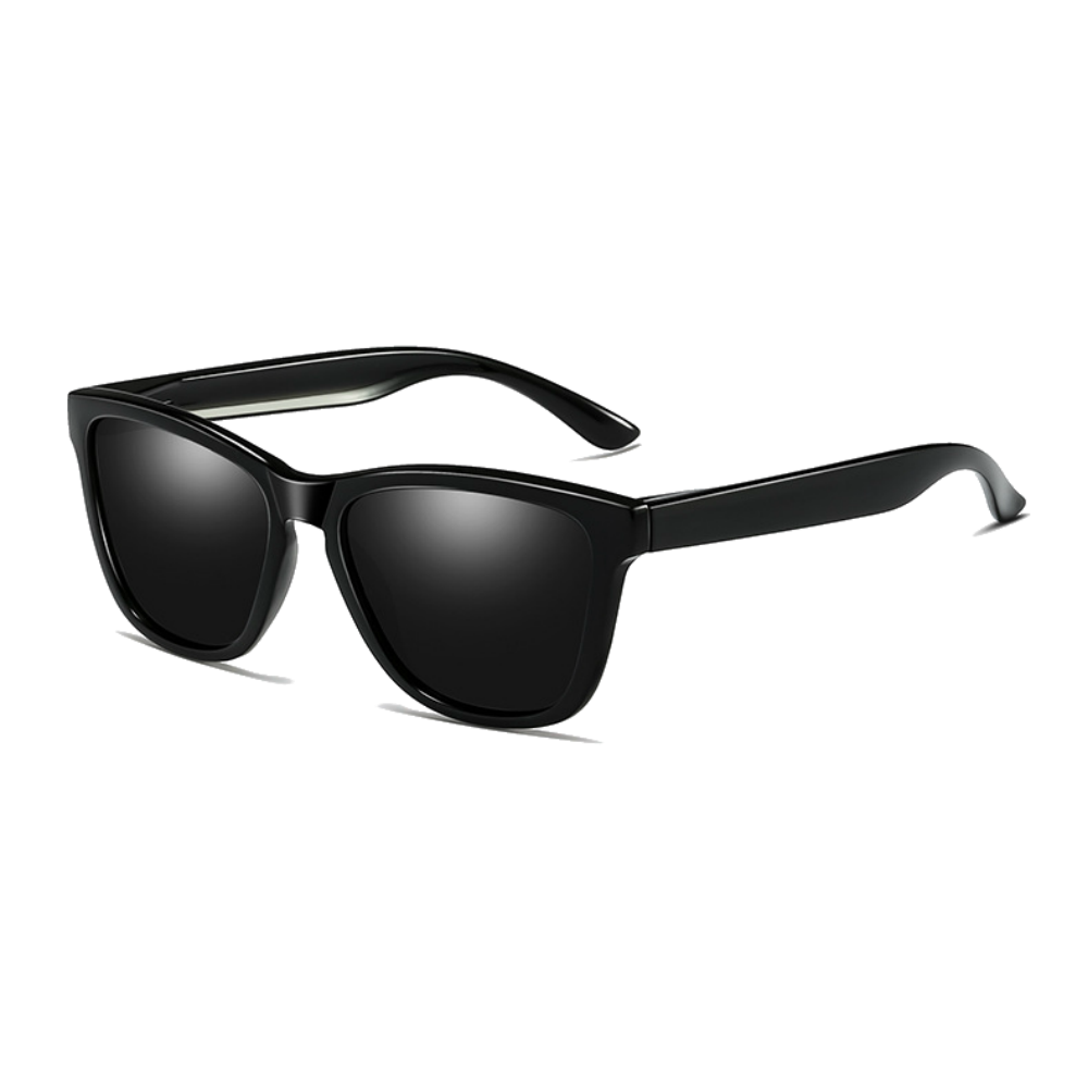 Polarized Sunglasses For Men Women Gradient Wayfarer Frame Black
