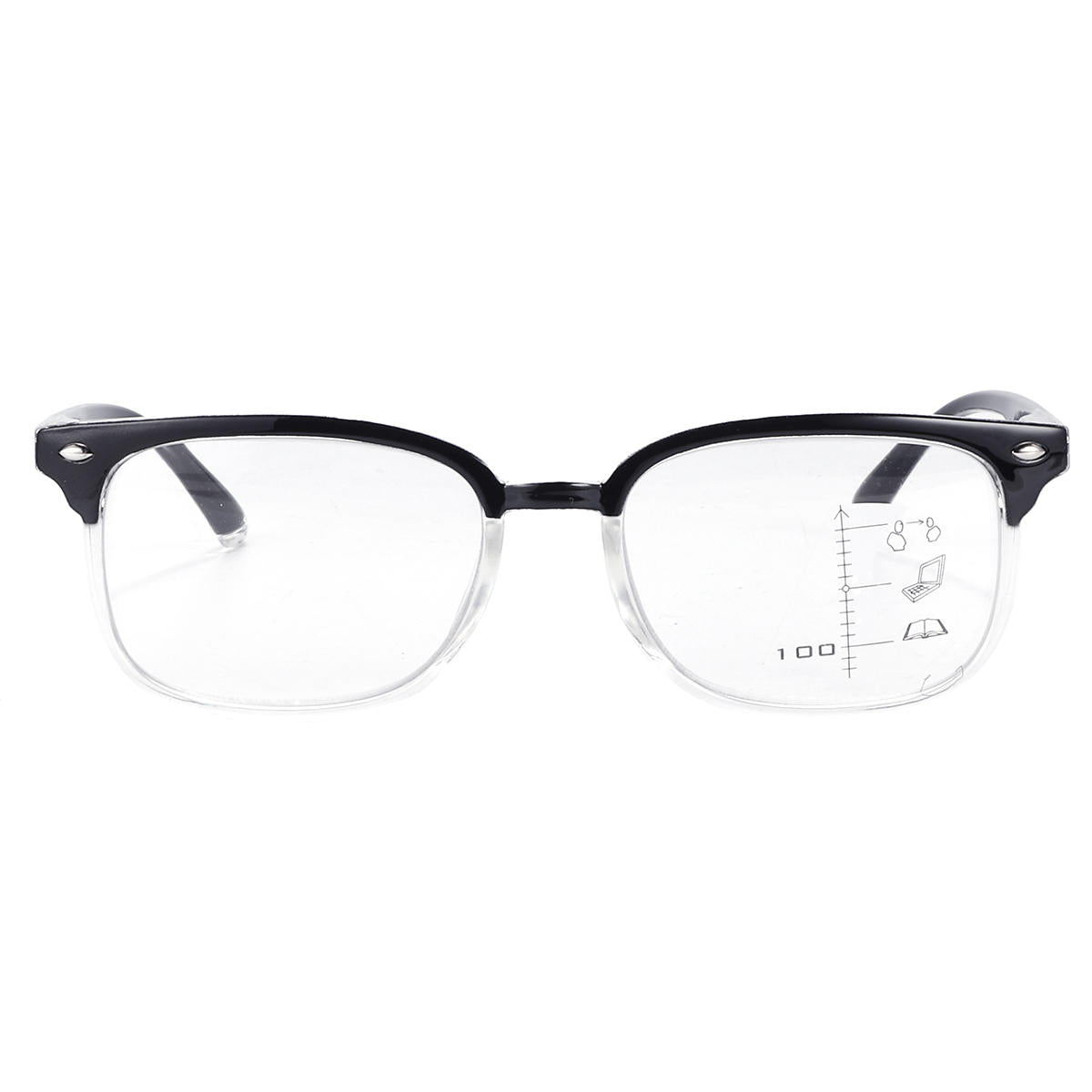 Blue Light Blocking Progressive Multifocal Reading Glasses Bclear 