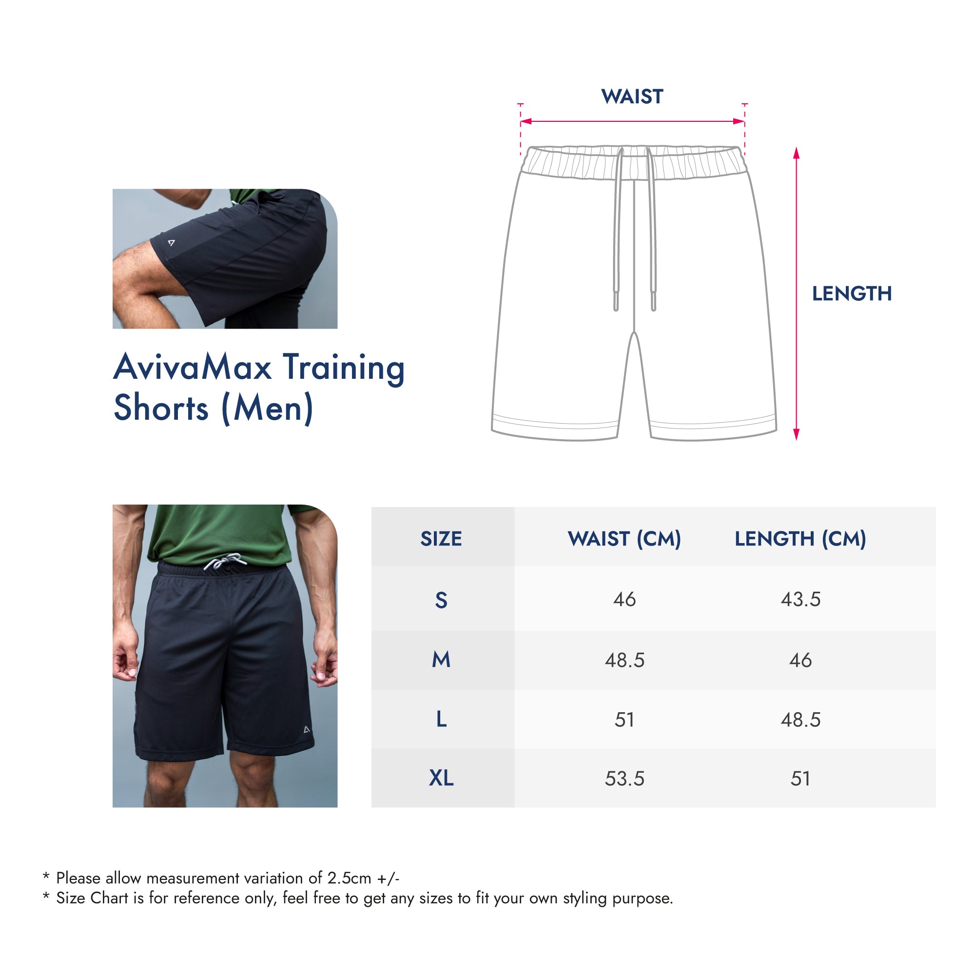 AvivaMax Training Shorts (Men) – FITGEAR