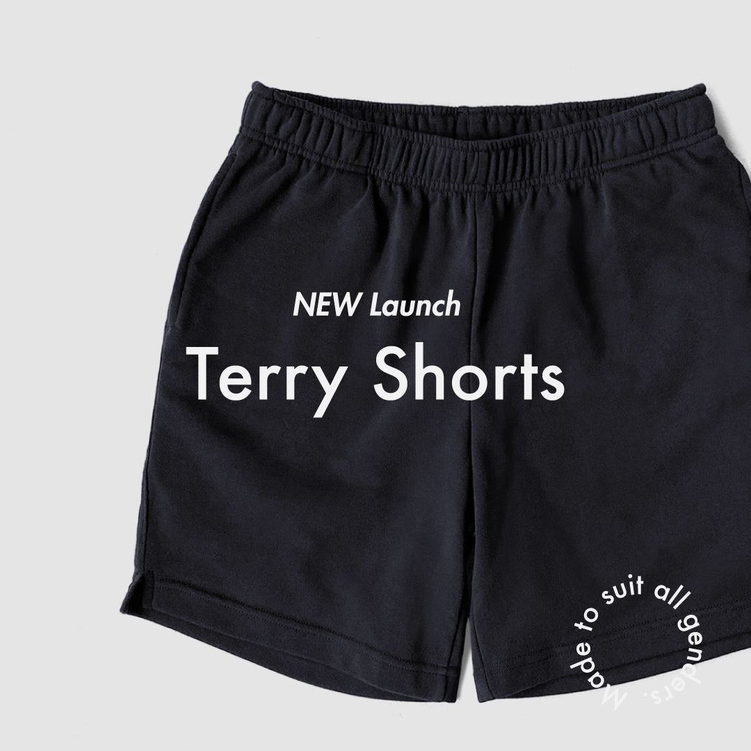 The Terry Shorts (Unisex) - New Grey / S