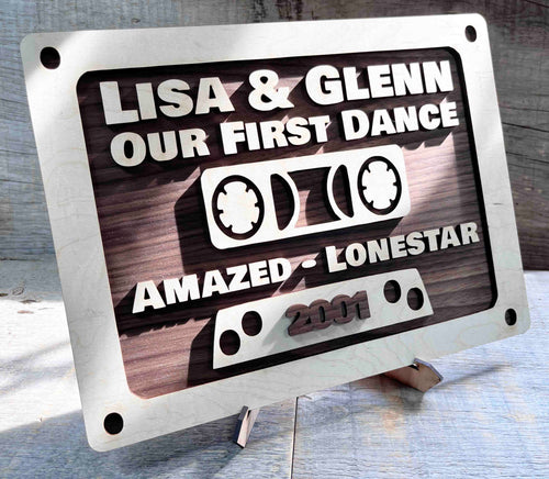 Cassette Tape Custom Signs