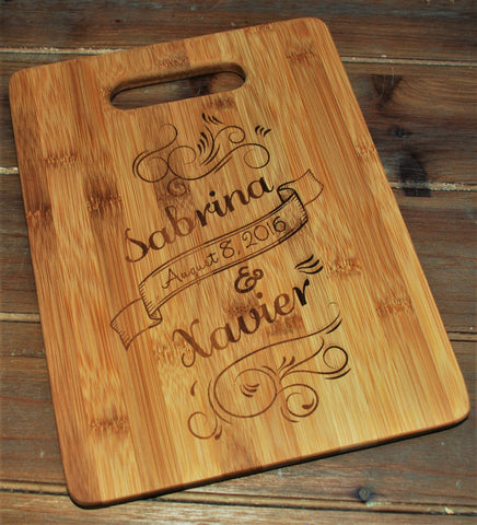 custom bamboo cutting board