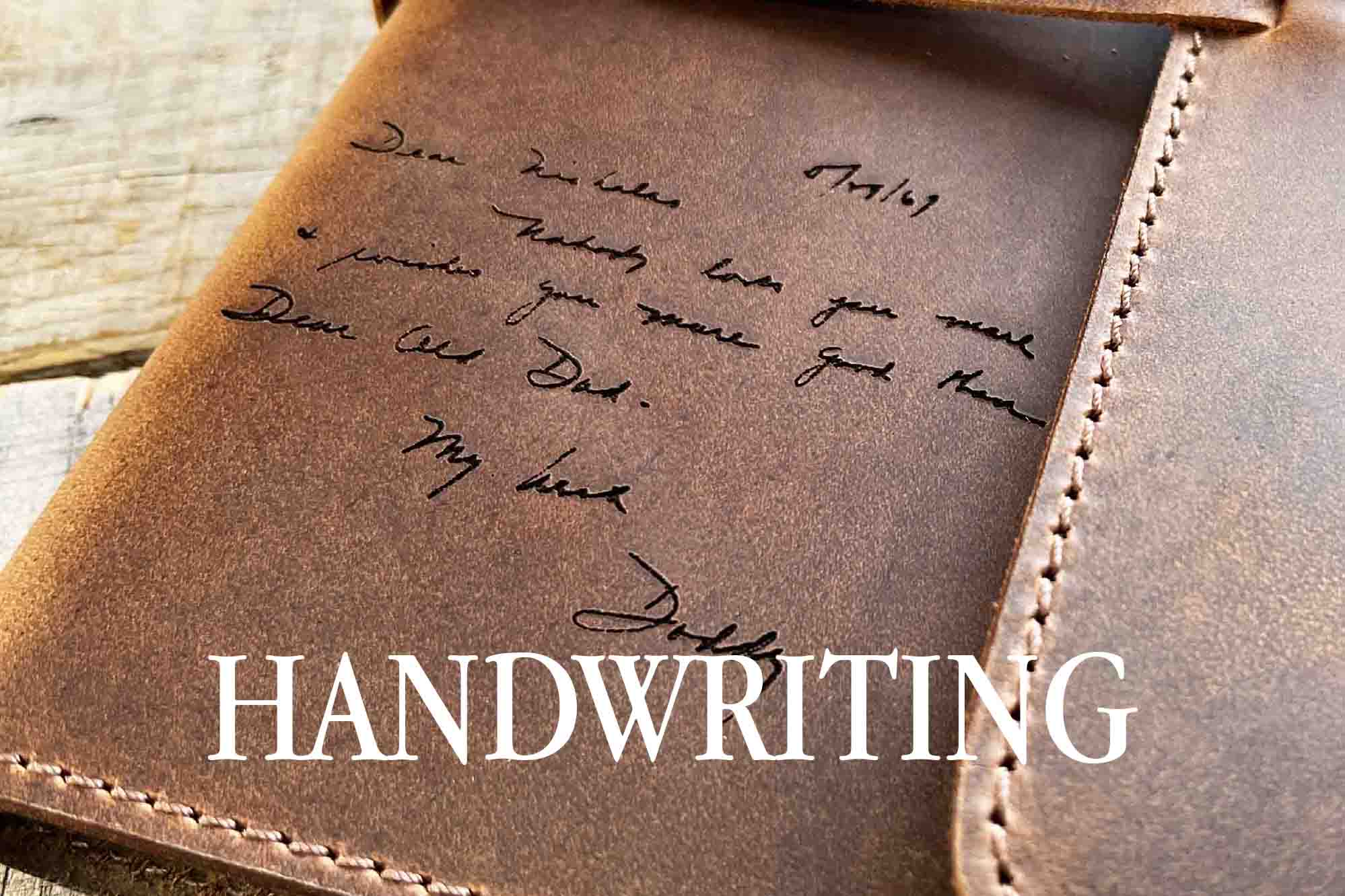 CUSTOM ENGRAVED HANDWRITING