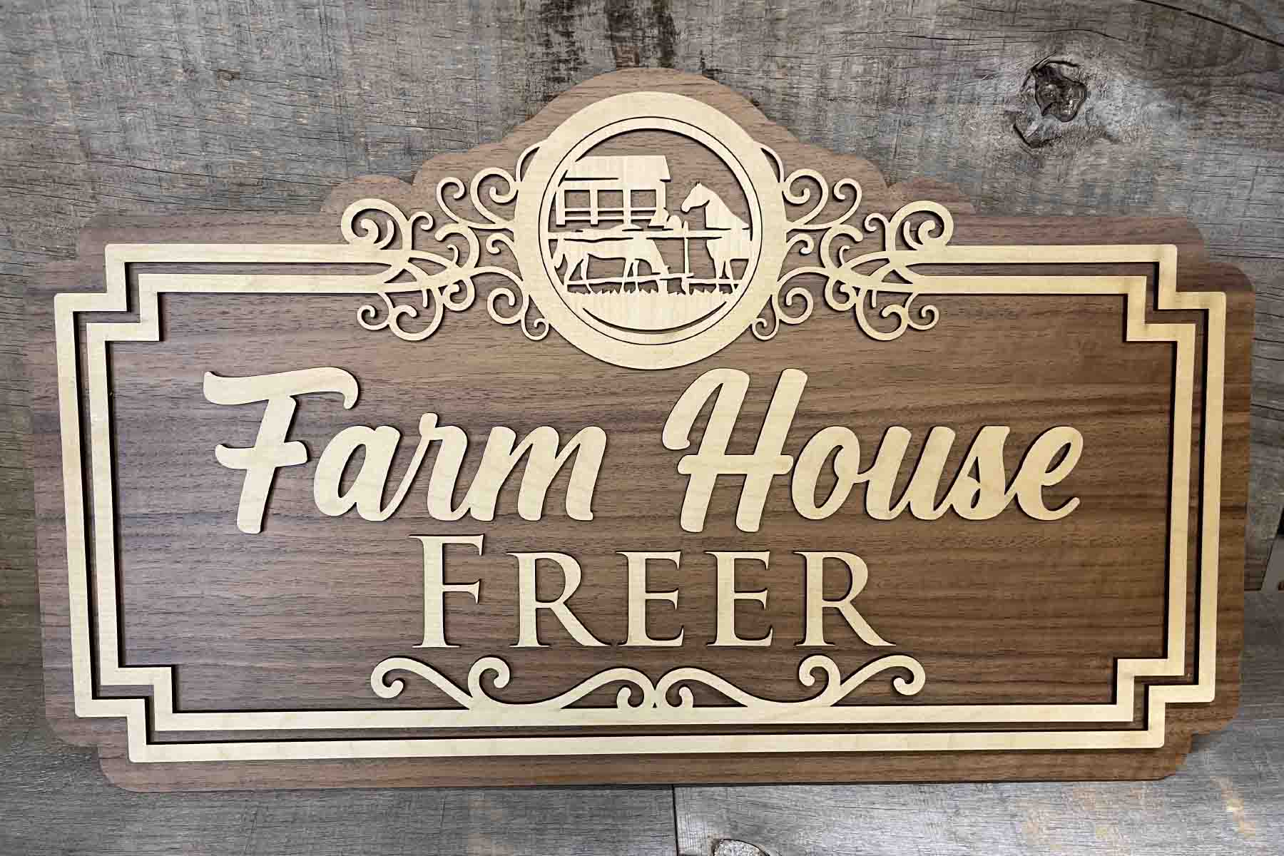 farmhouse sign