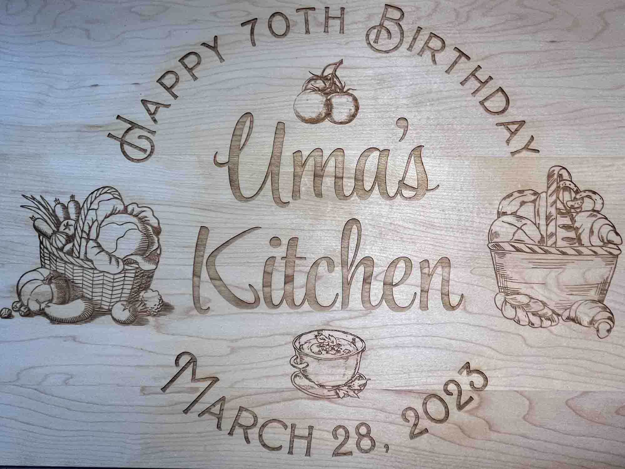 cutting board custom