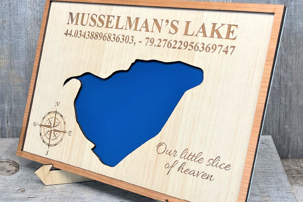 custom lake sign