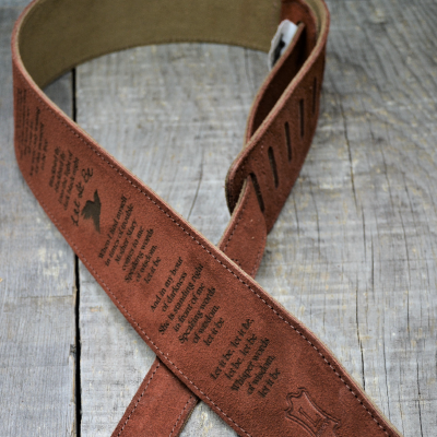 custom guitar strap