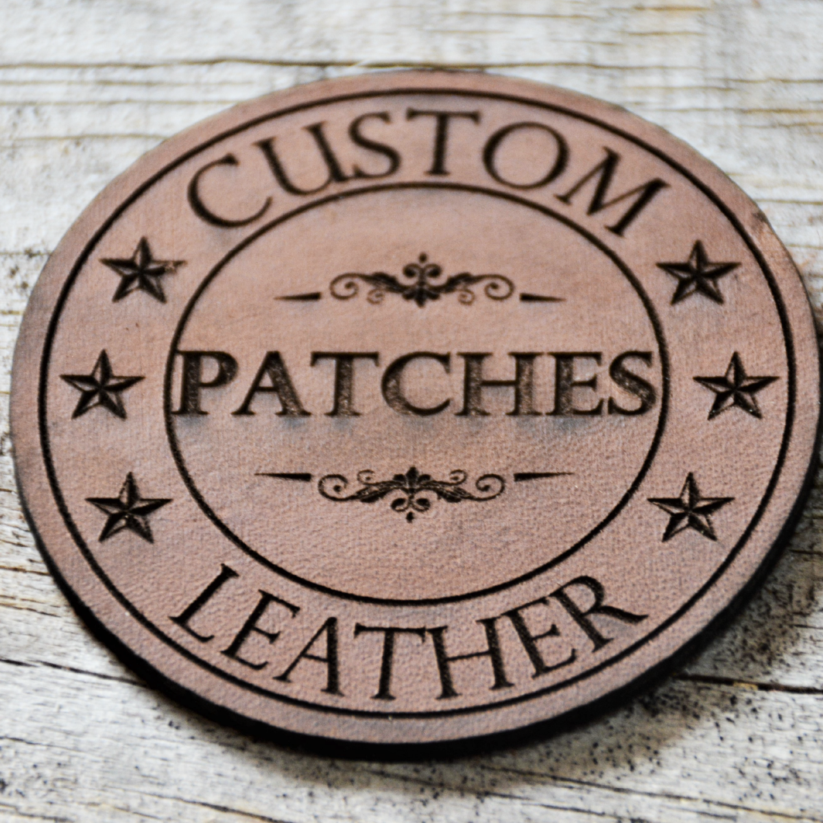 custom leather patches