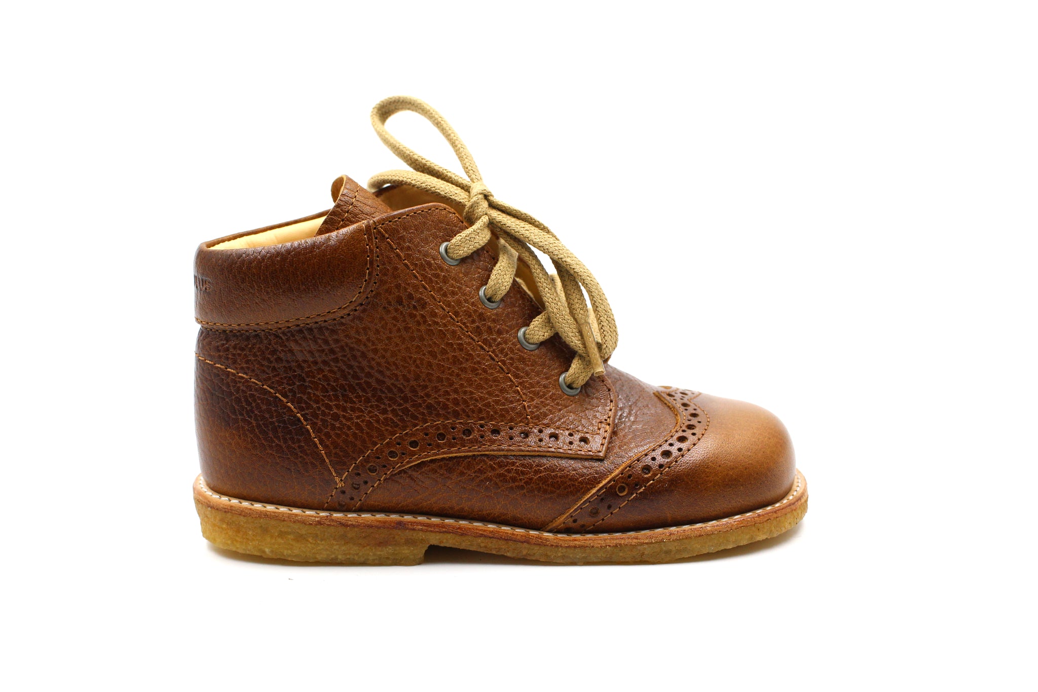 Angulus Brown Leather Baby Bootie – HAL Shoes