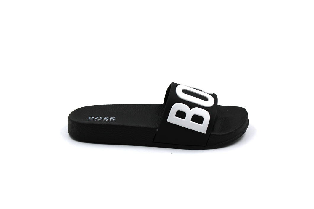 kids hugo boss slides