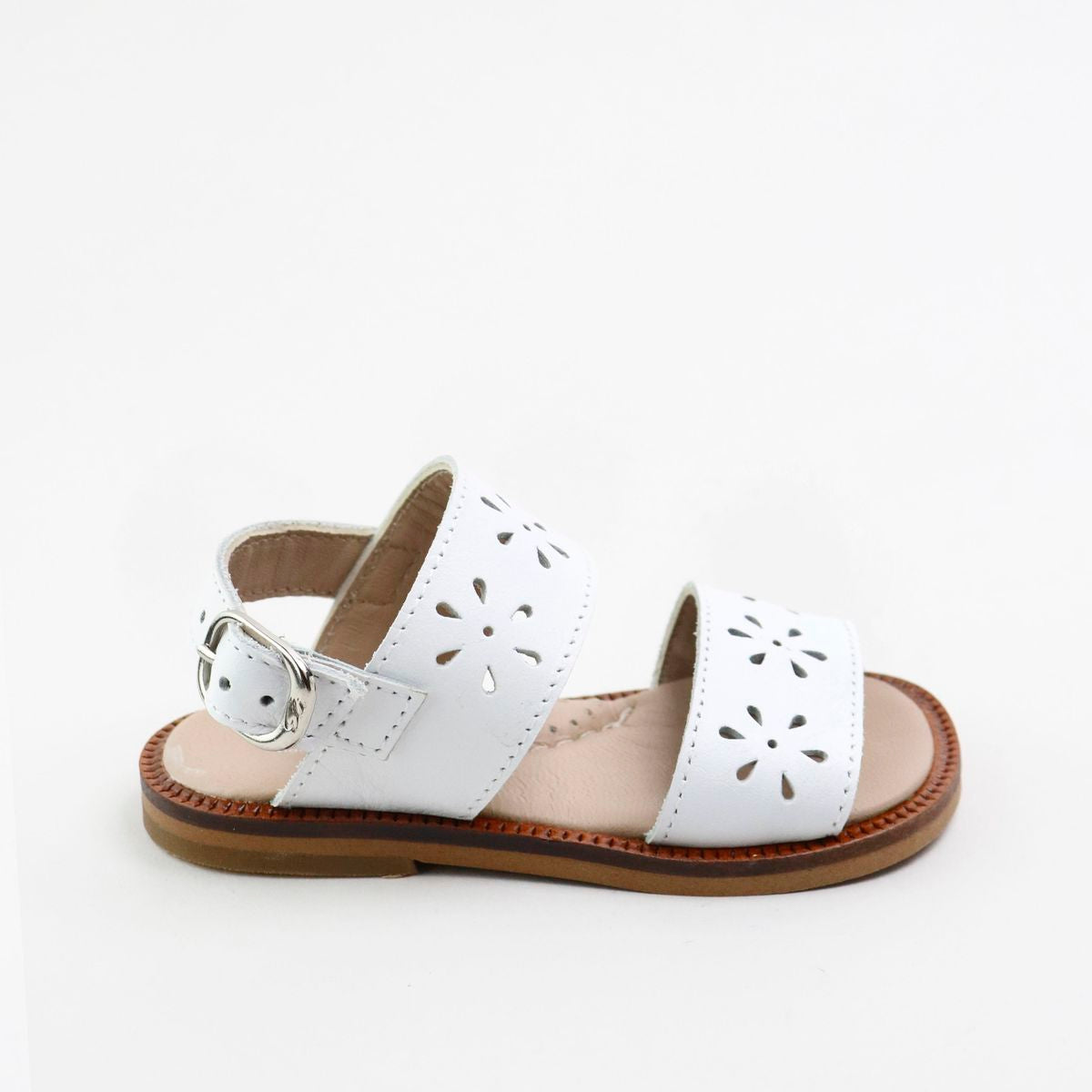 Papanatas White Floral Sandal – HAL Shoes