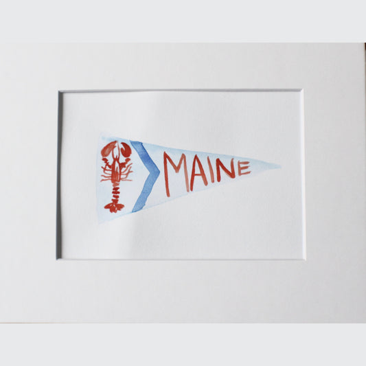 MAINE NAUTICAL FLAG - BLANK NOTE CARDS – Little Lavender Lobster