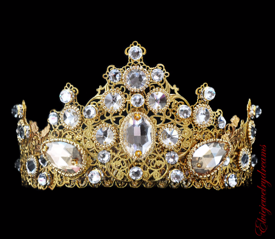 gold princess tiaras and crowns