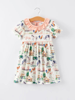 Farmer's Daughter Dress - The Trendy Bunny
