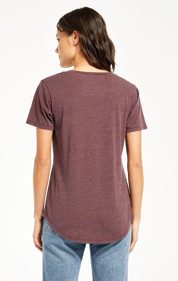 The Pocket Tee - Crimson