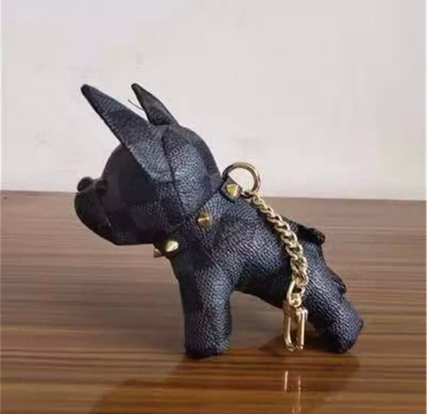 LV inspired French Bulldog keychain – Unicorn Dust
