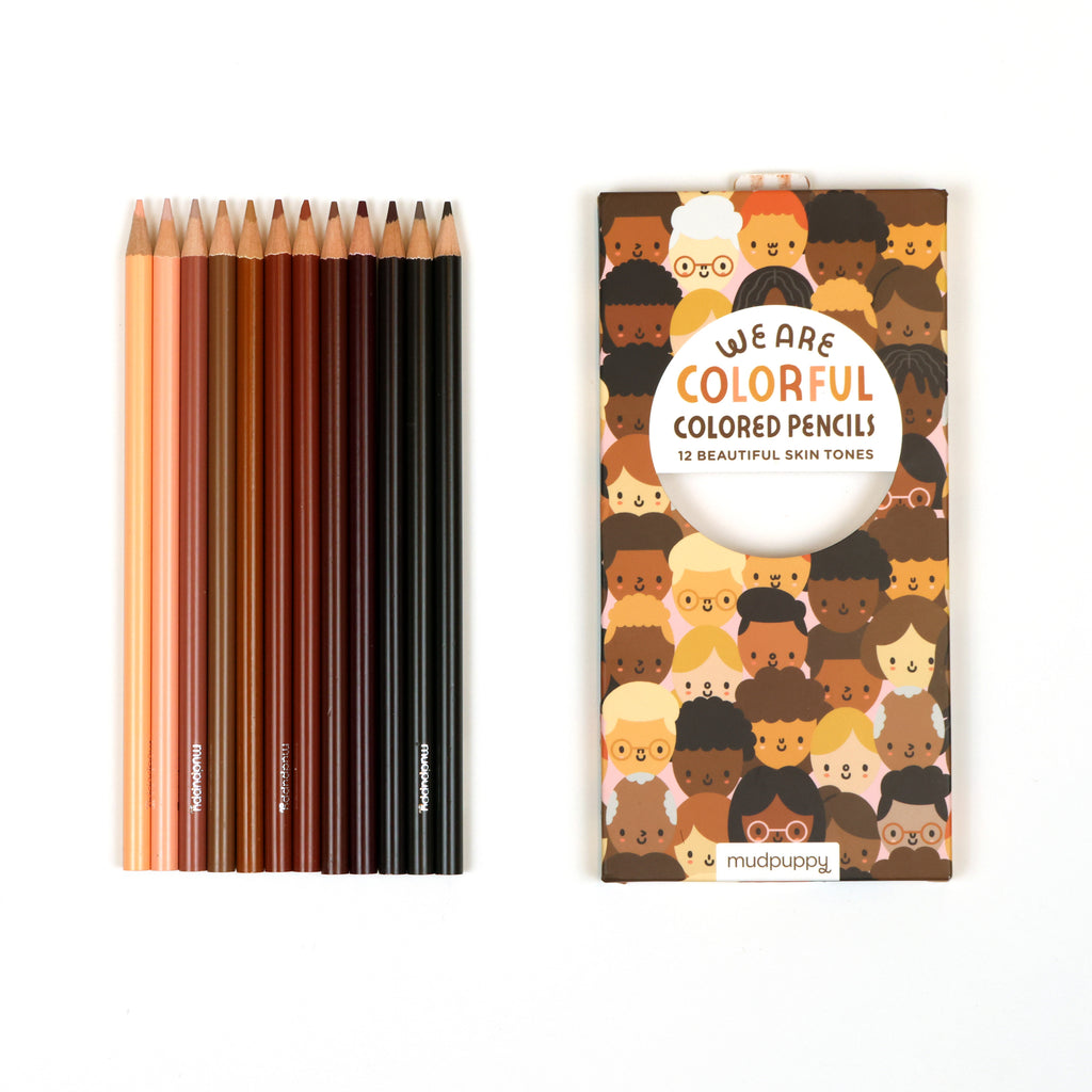 Color Pencils 12 Colors Shades Skin Mega Softcolor Tris