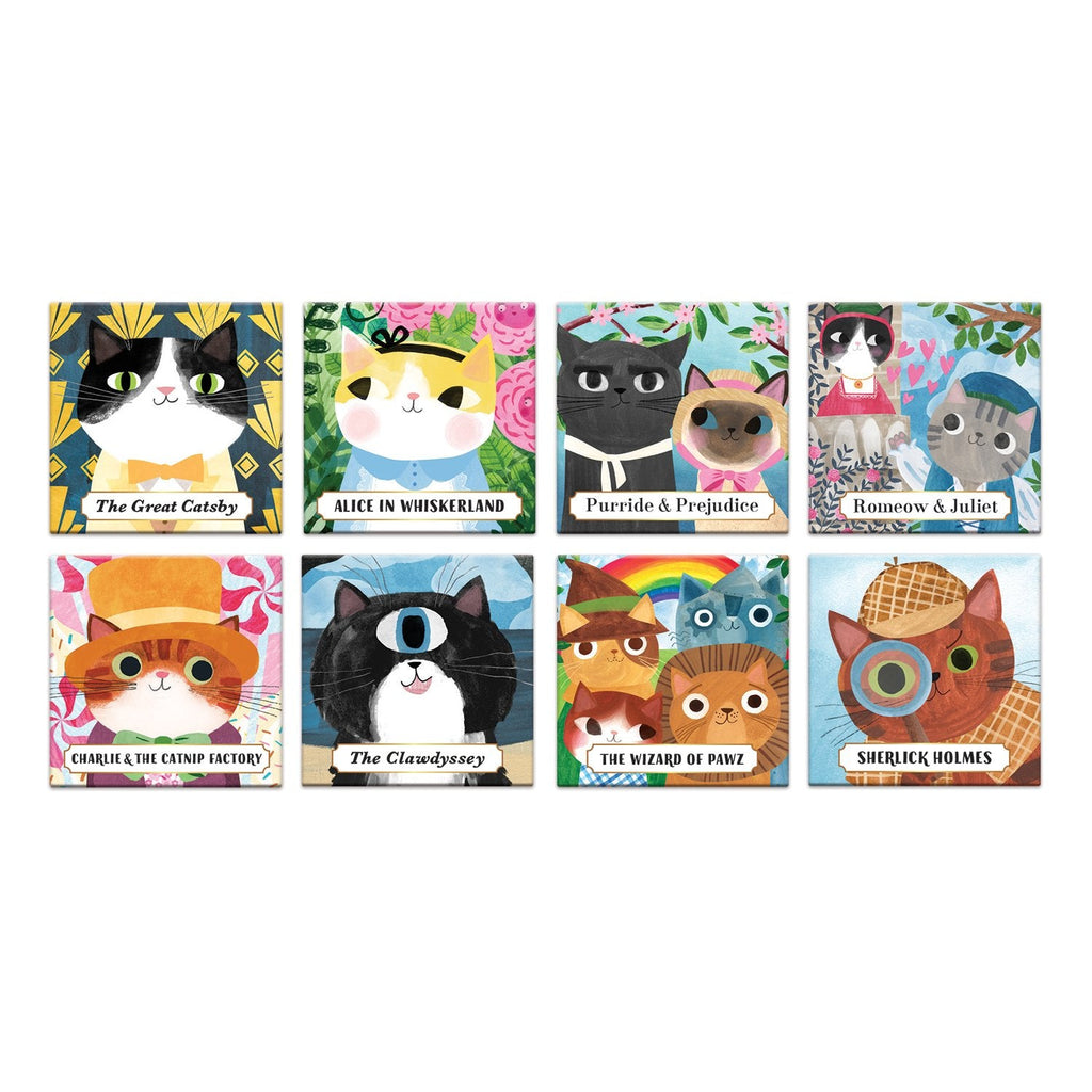  Mudpuppy Space Cat Magnetic Tin – Includes 3 Sheet of Mix &  Match Dress Up Magnets and 2 Background Scenes – Toy Magnets for Kids with  Hinged Storage Tin – Great