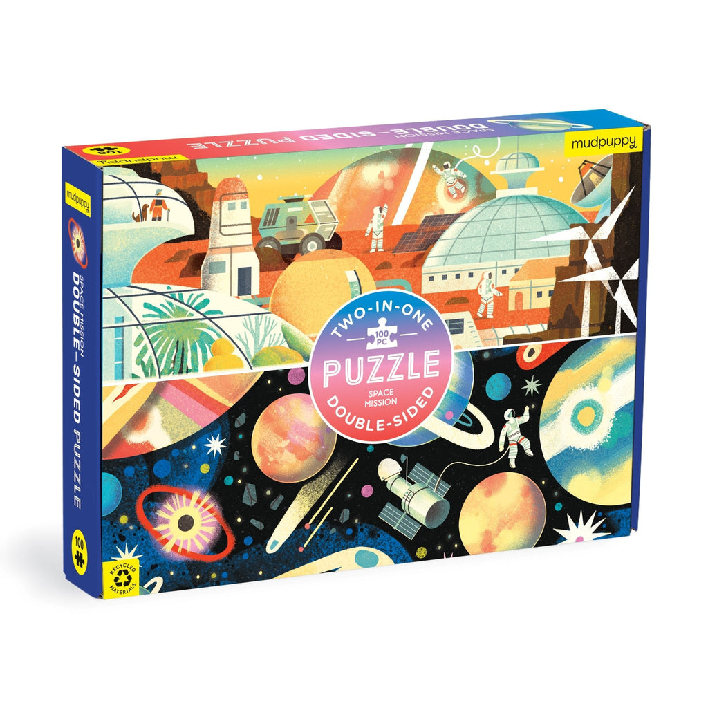 Puzzle 100 pièces Double Face - Jungle - Petit Collage - Prairymood
