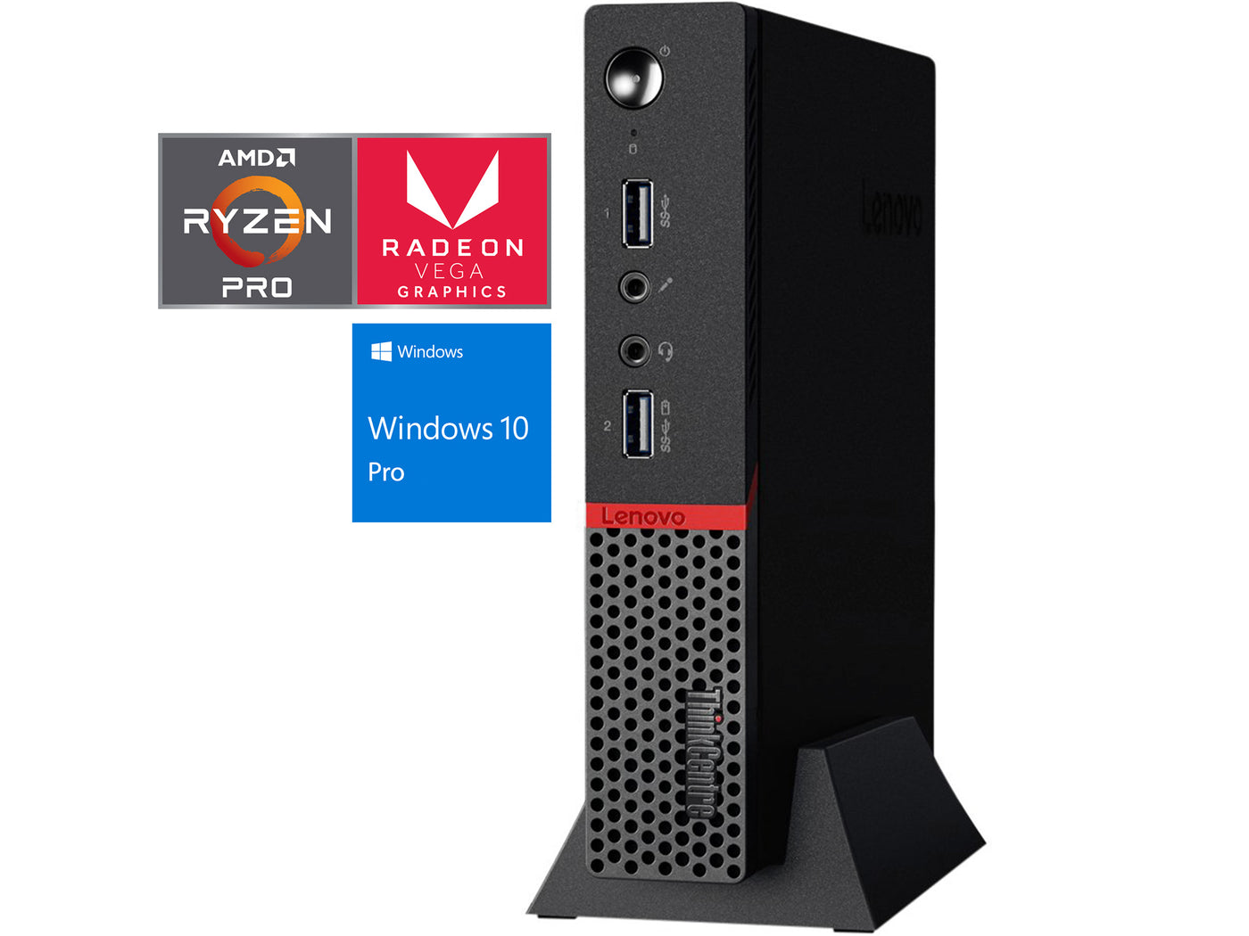 ThinkCentre M715q Tiny Ryzen 5 8GB 128GB-