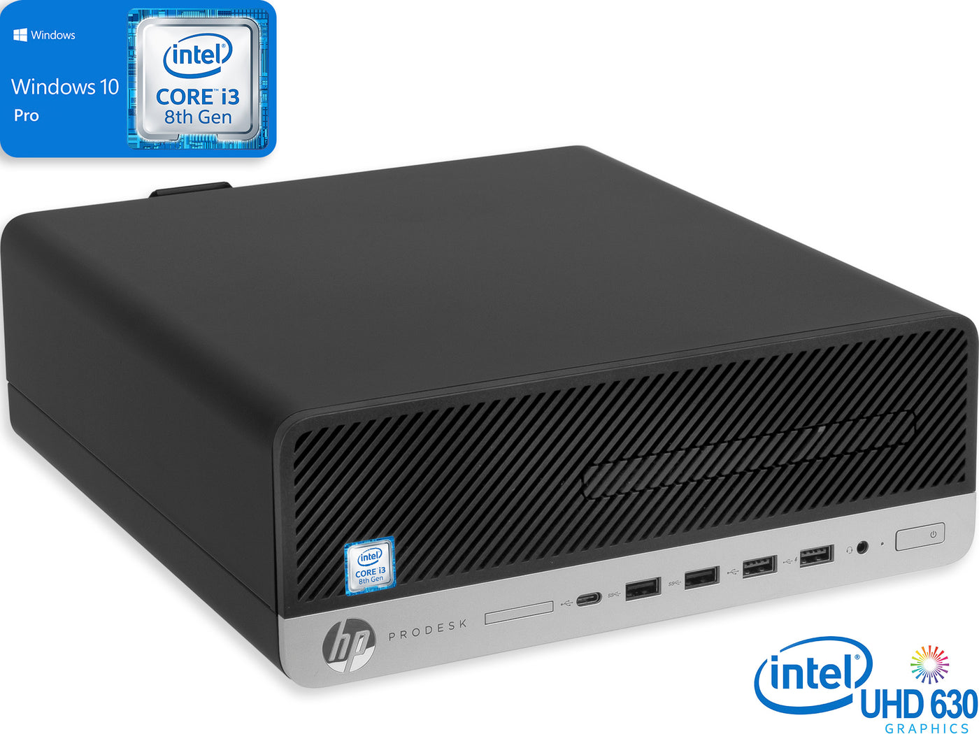 HP ProDesk 600 G4, i3-8100, 64GB RAM, 1TB SSD, DVDRW, Windows 10 Pro