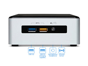 Refurbished Intel NUC5i7RYH Mini Desktop, Intel Dual-Core i7-5557U Upto  3.4GHz, 16GB RAM, 256GB SSD + 1TB HDD, MiniDP, MiniHDMI, Wi-Fi, Bluetooth, 