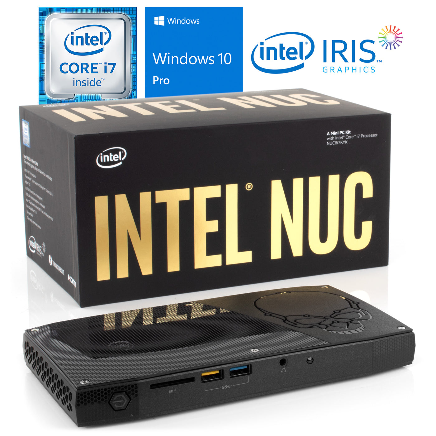 珍しい ジアテンツーIntel インテル 小型PCベアボーン NUC NUC6i7KYK