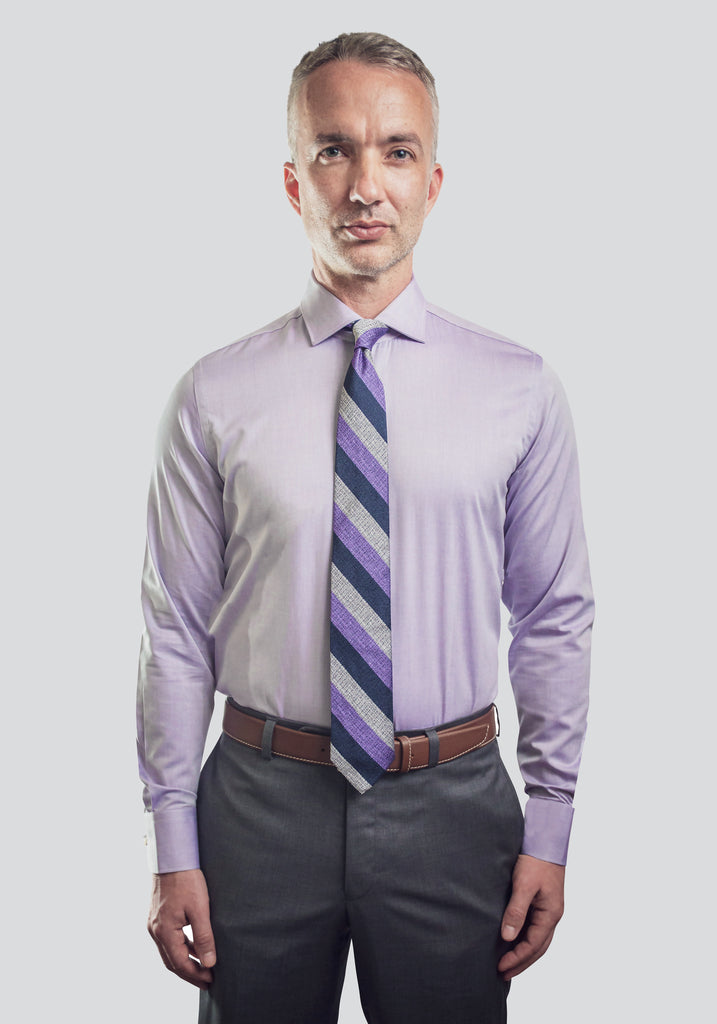 lilac formal shirt