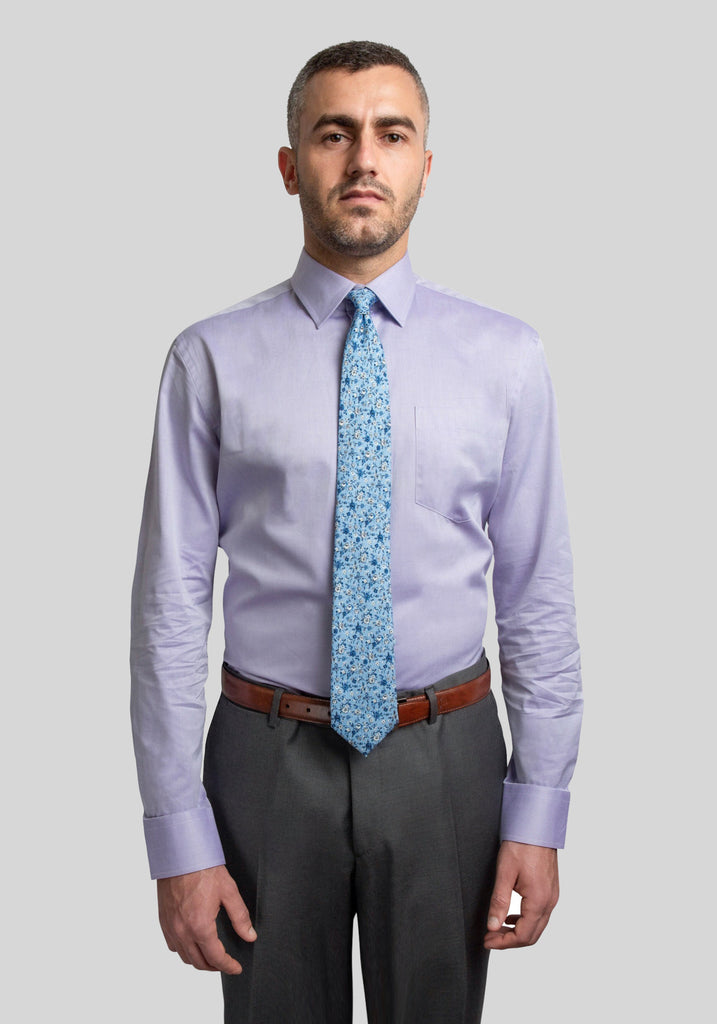 Lilac Dress Shirt - Frank Stella Clothiers